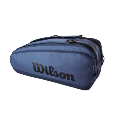 Wilson Tennis-Racketbag Tour (Schlägertasche, 2 Hauptfächer) 2023 blau 6er